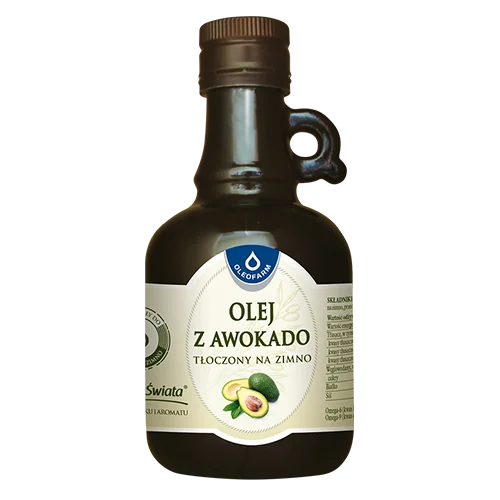Oleofarm olej z awokado tłoczony na zimno, 250 ml
