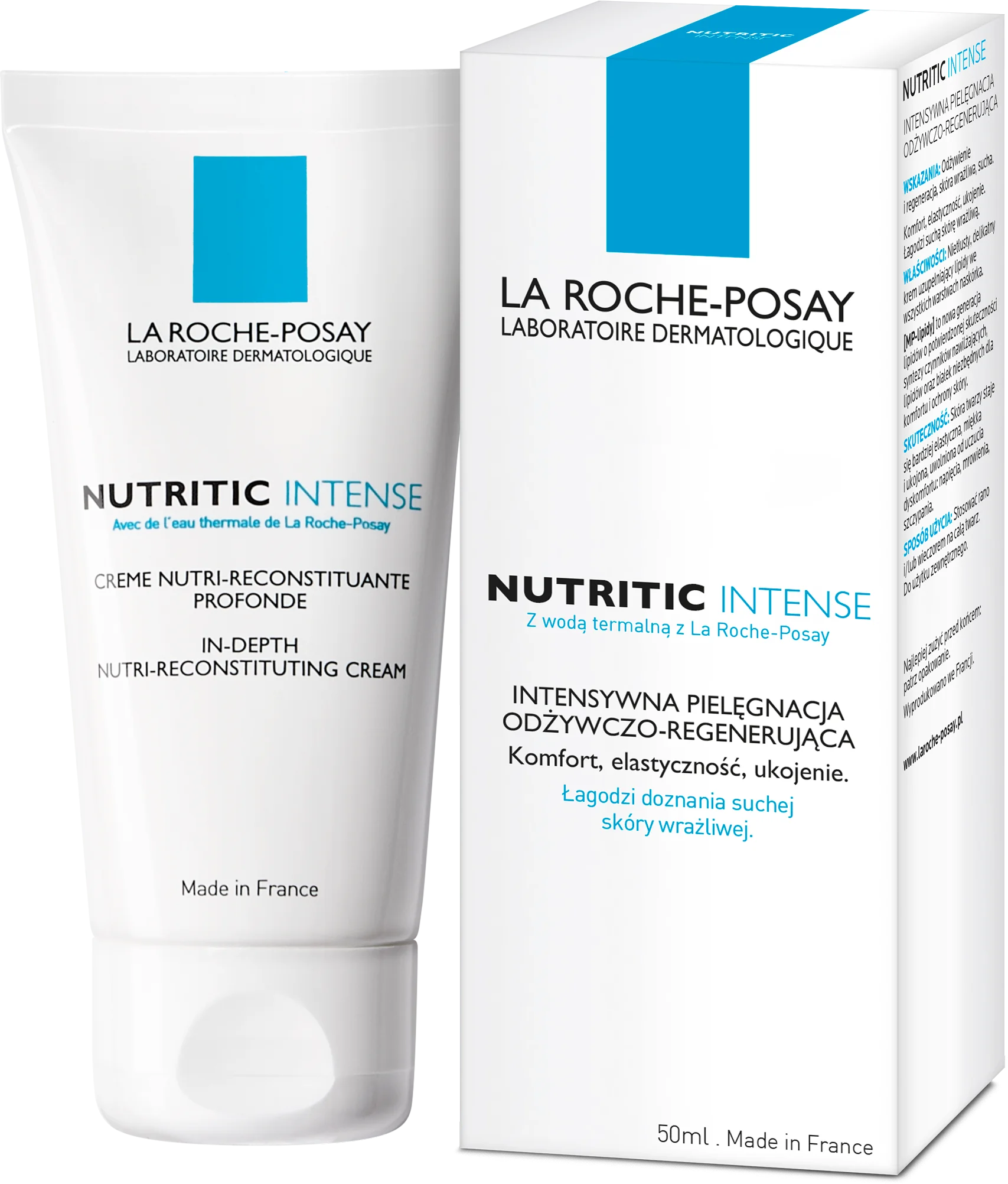 La Roche-Posay Nutritic Intense krem odżywczo-regenerujący, do skóry suchej, 50 ml