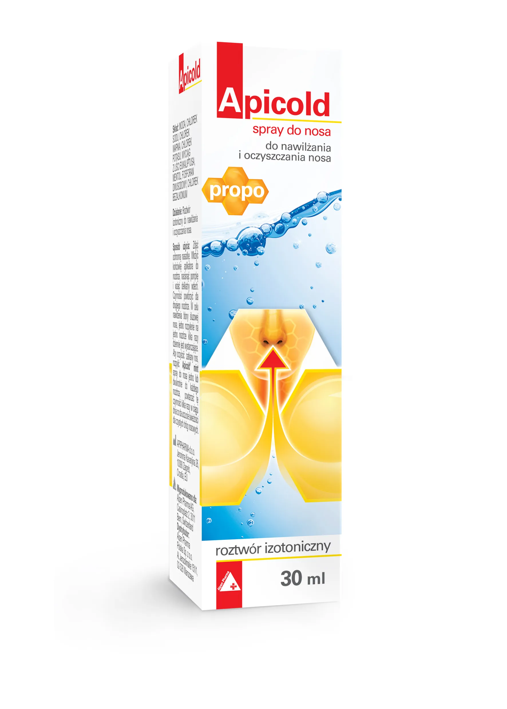 Apicold Propo, spray do nosa, 30 ml