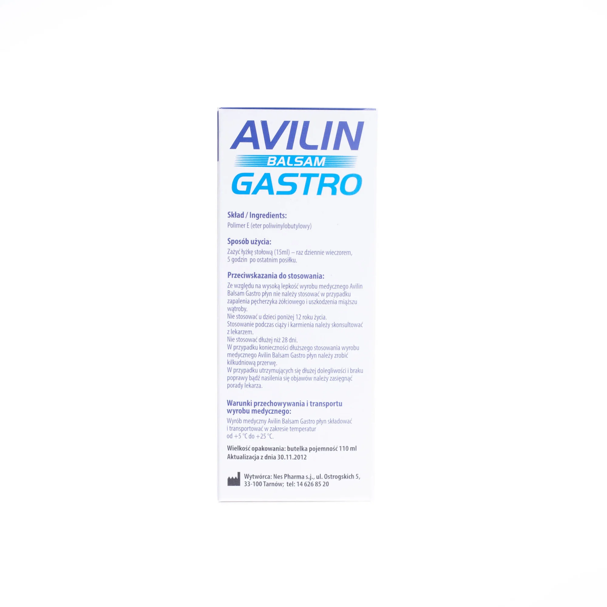 Avilin Balsam Gastro, płyn 110 ml | drmax.pl | Dr. Max