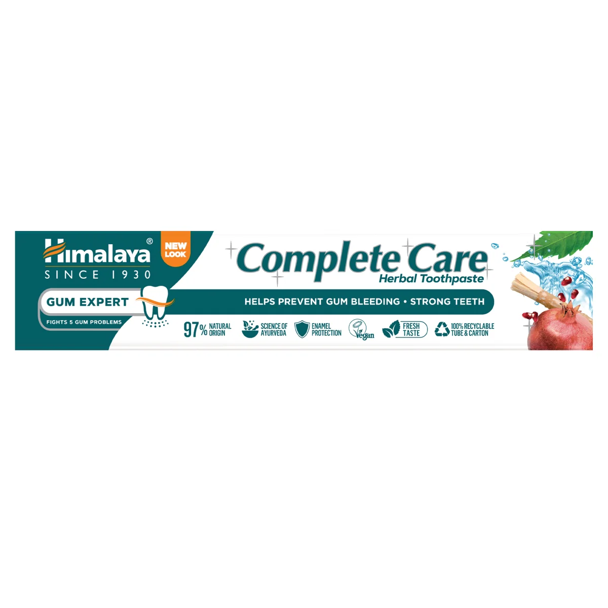 Himalaya Gum Expert ziołowa pasta do zębów na krwawiące dziąsła Complete Care, 75 ml