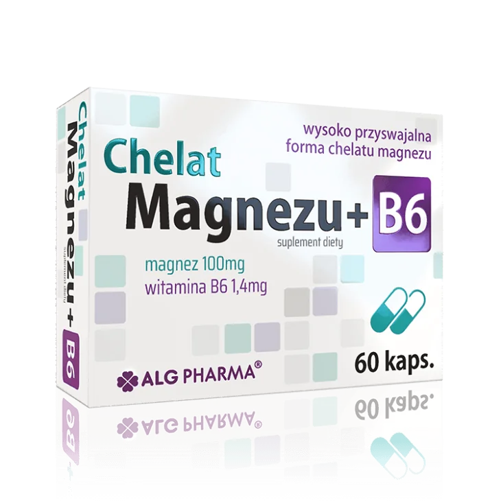 Alg Pharma Chelat magnezu + B6 60 kapsułek