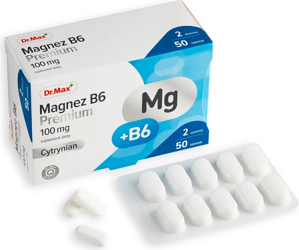 Magnez B6 Premium Dr. Max 50 tabletek