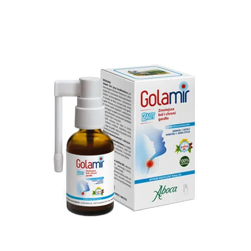 Golamir 2ACT, spray bezalkoholowy, 30 ml