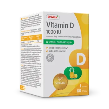 Vitamin D 1000 IU Dr.Max, 60 pastylek do ssania 