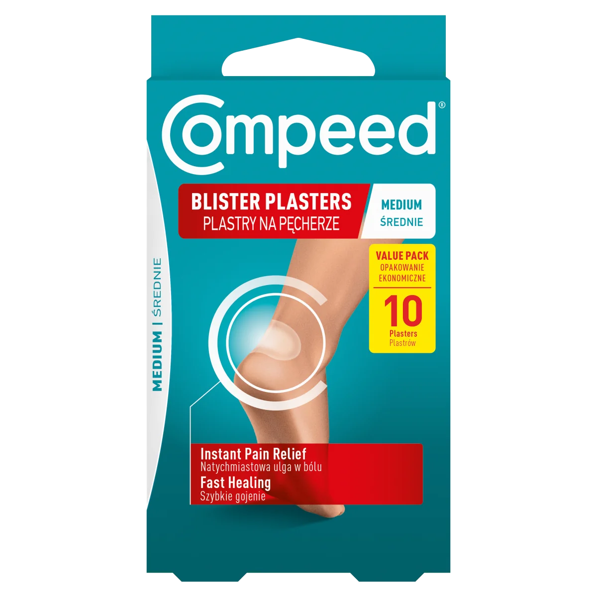 Compeed plastry na pęcherze średnie, 10 sztuk