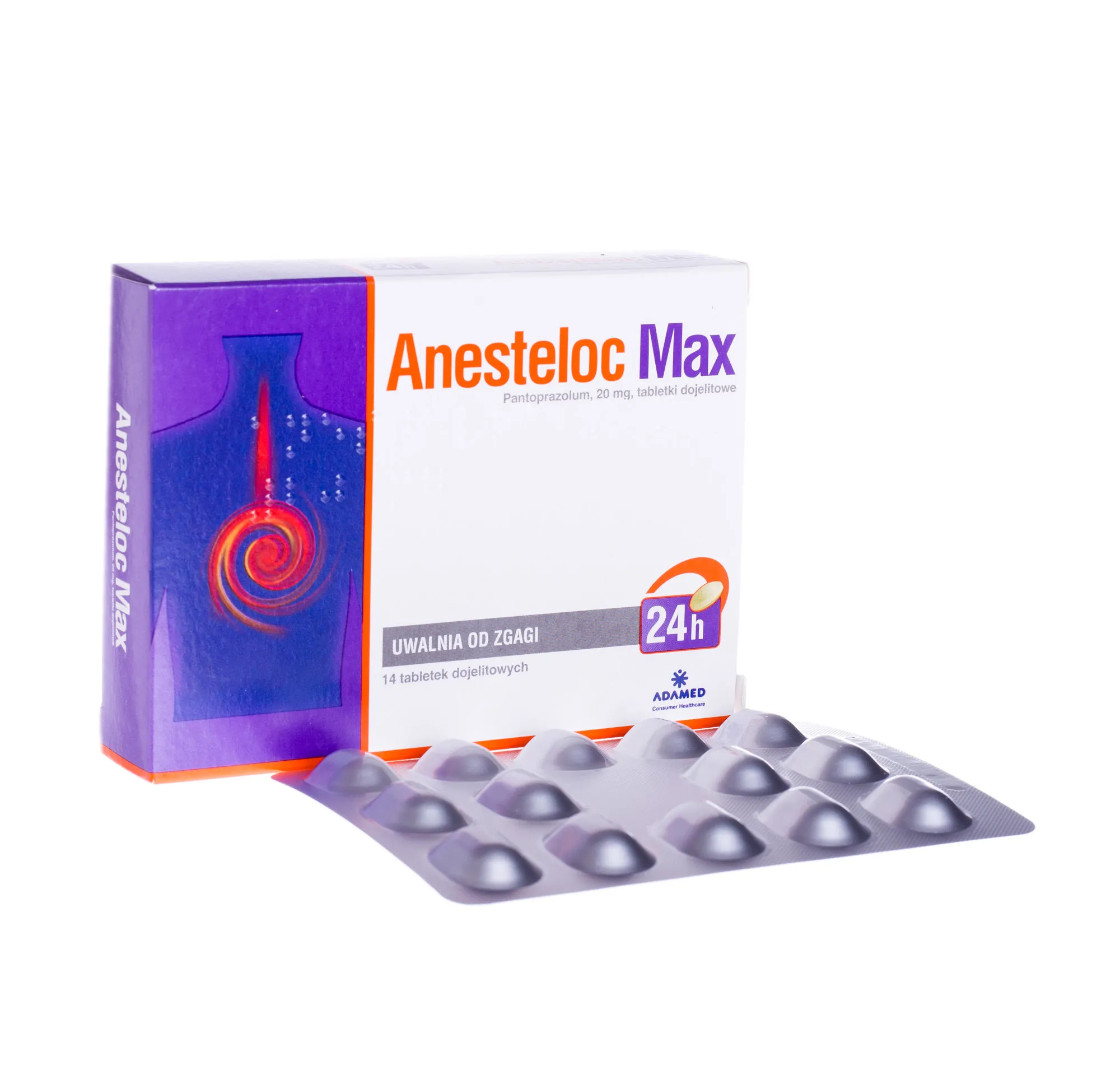 Anesteloc Max 20 mg, 14 tabletek dojelitowych