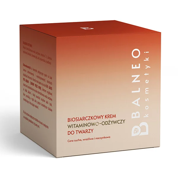 Balneokosmetyki biosiarczkowy krem do twarzy witaminowo-odżywczy, 50 ml
