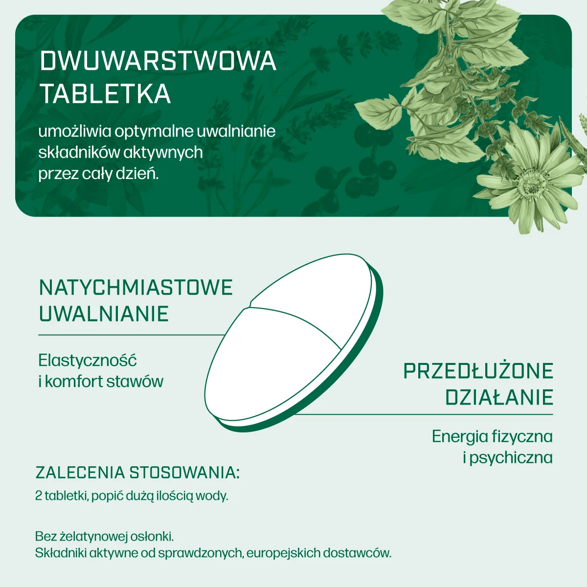 Iana Stawy Elastyczność + Energia 60 tabletek