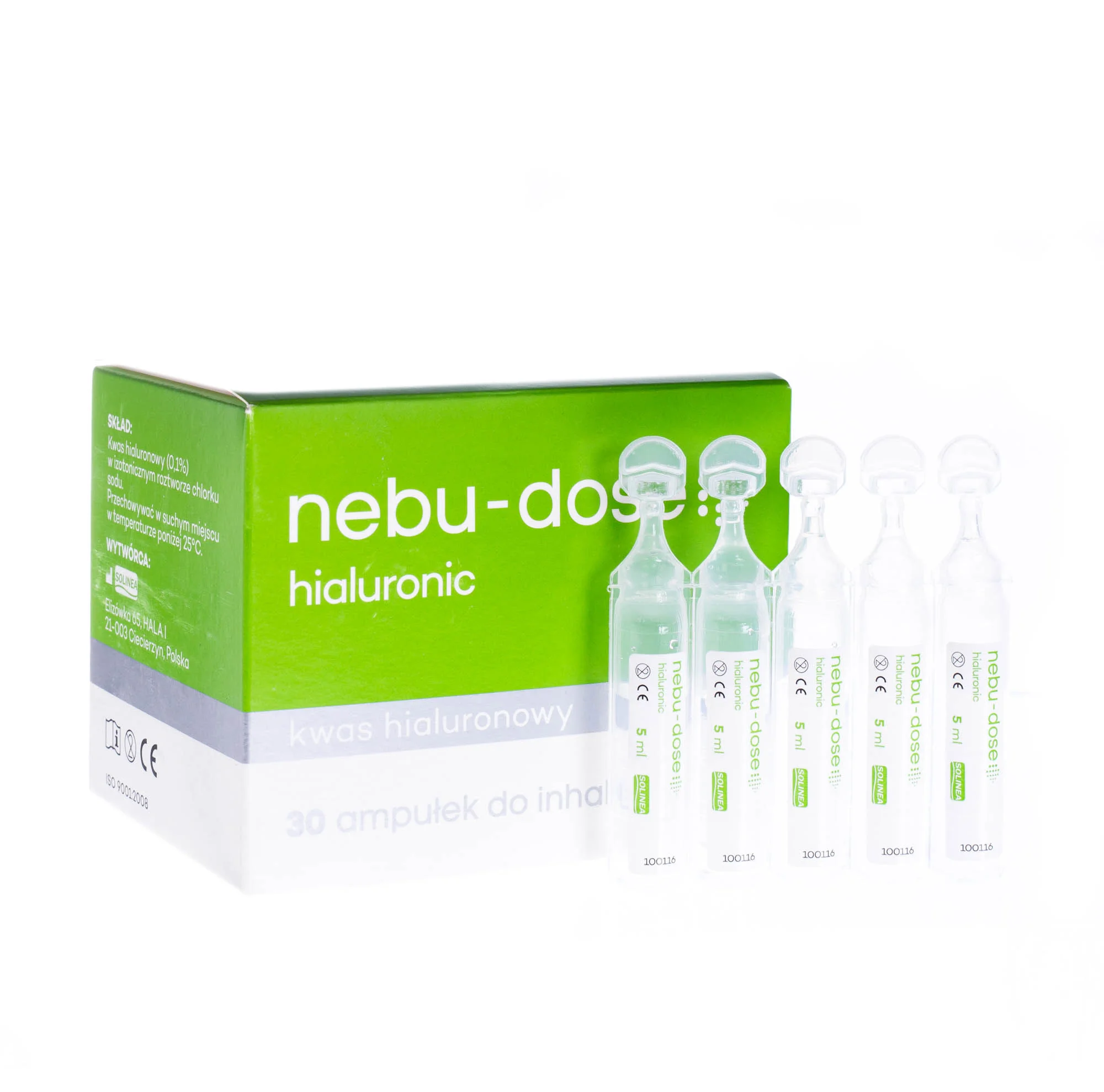 Nebu-Dose Hialuronic roztwór do inhalacji, 30 ampułek