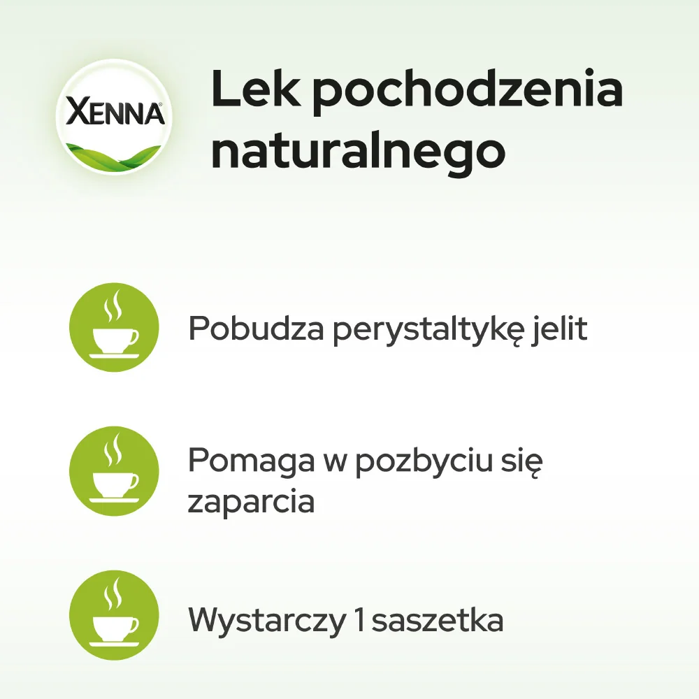 Xenna zioła na zaparcia, 20 saszetek