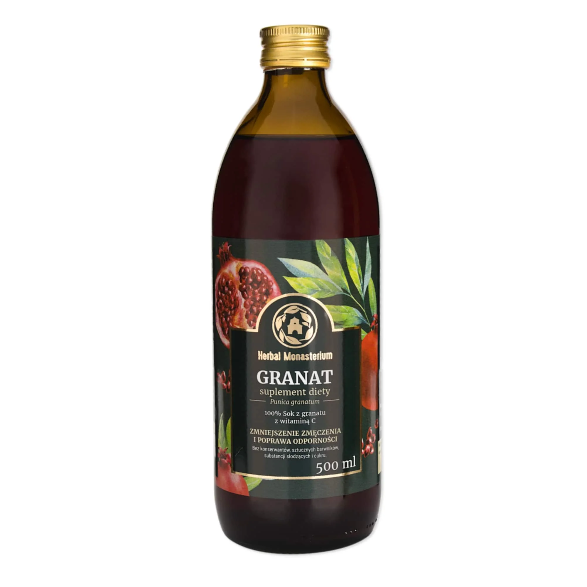 Herbal Monasterium sok z granatu, 500 ml