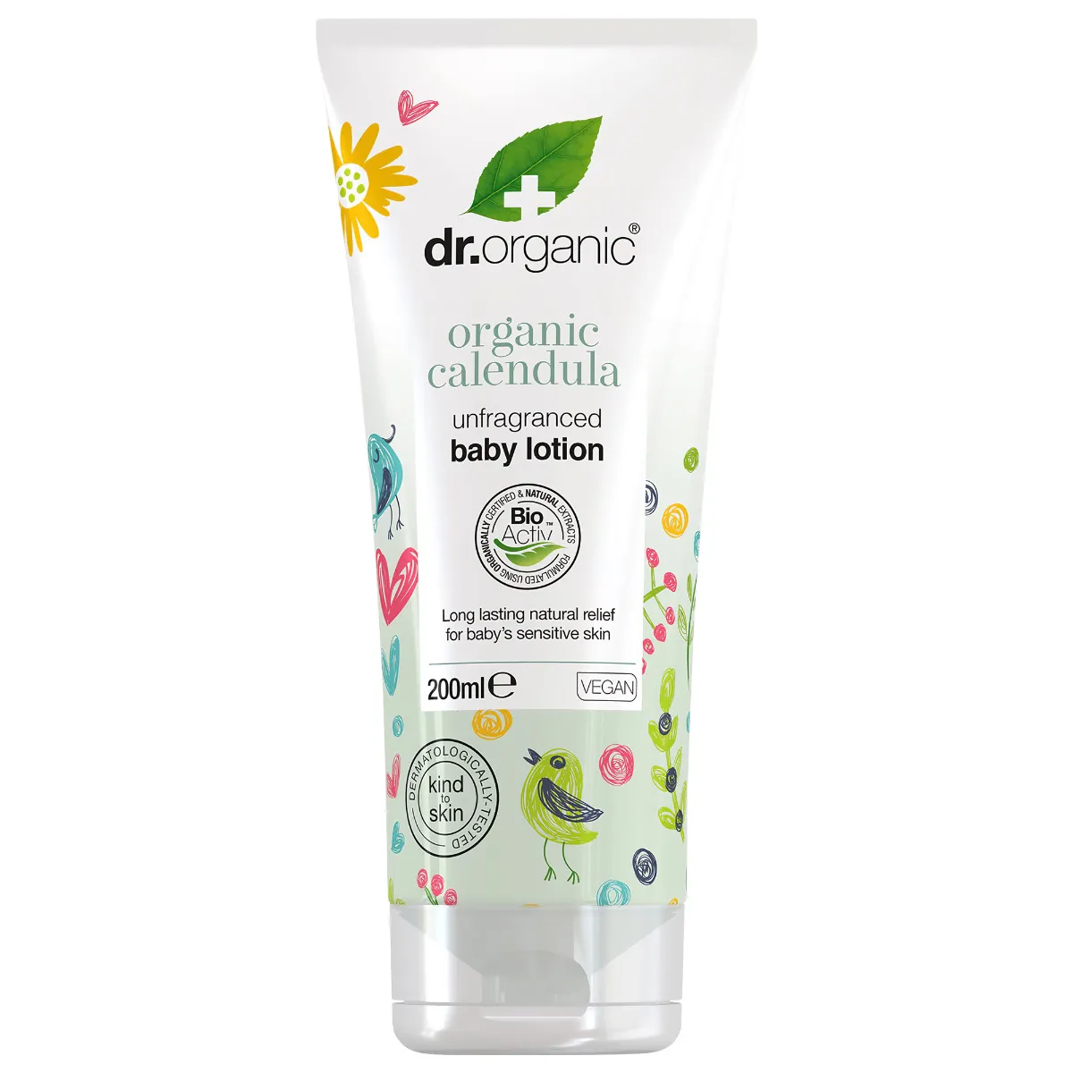 Dr Organic, balsam dla dzieci z nagietkiem, 200 ml