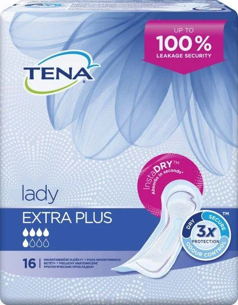 Tena Lady Extra Plus. specjalistyczne podpaski, 16 sztuk
