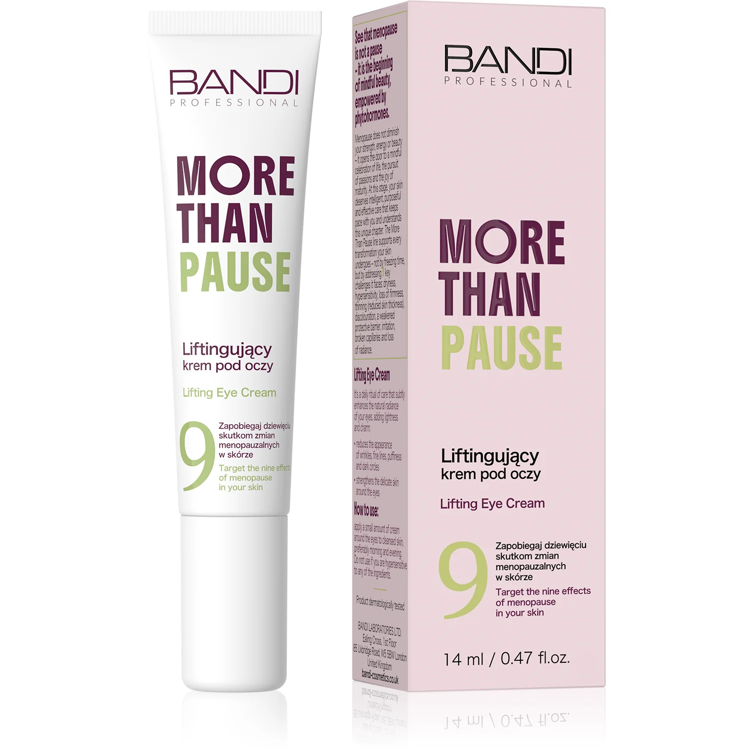 Bandi More Than Pause liftingujący krem pod oczy, 14ml