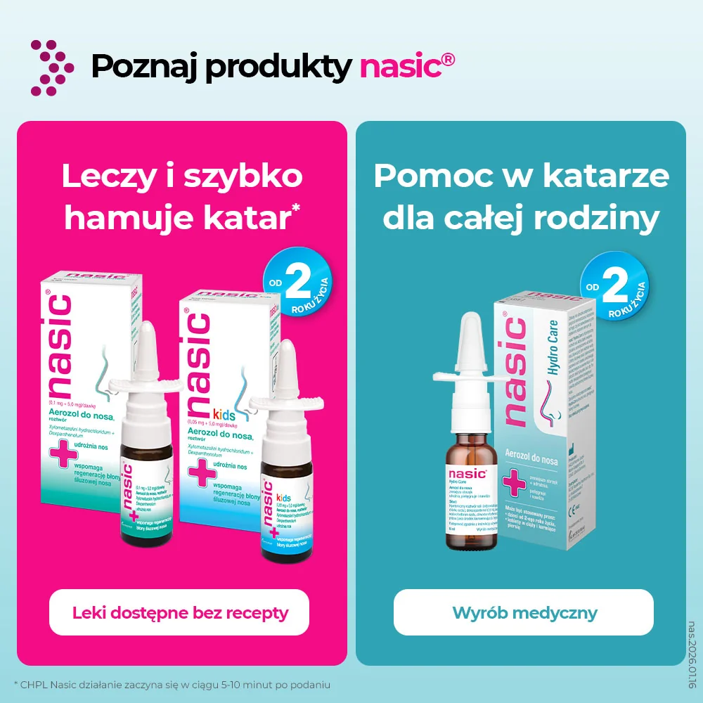 Nasic Hydro Care aerozol do nosa, 15 ml