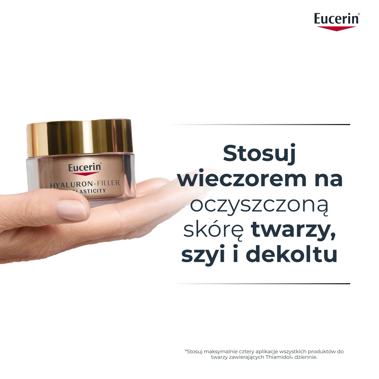 Eucerin Hyaluron-Filler + Elasticity Krem na noc, 50 ml