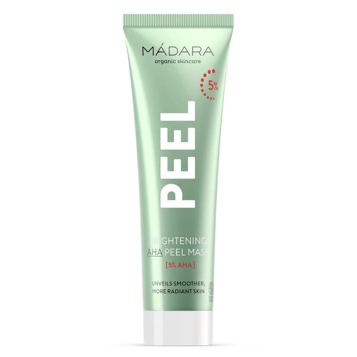 MÁDARA Brightening AHA Peel Mask rozjaśniająca maska do twarzy z kwasami, 60 ml