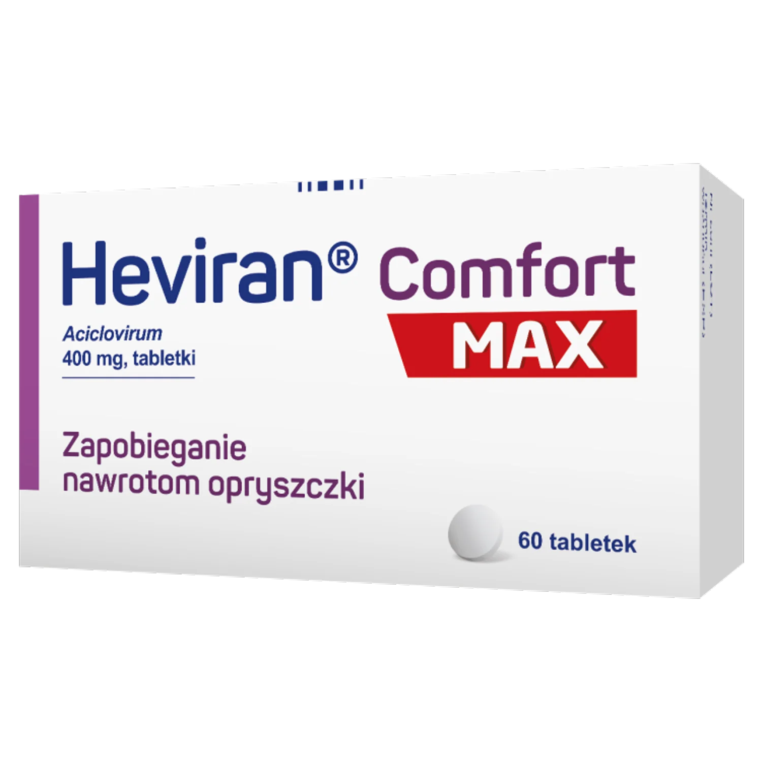 Heviran Comfort MAX 400 mg 60 tabletek