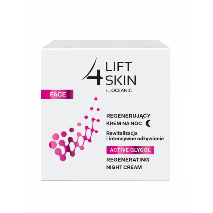 Lift 4 Skin Active Glycol, regenerujacy krem na noc, 50 ml. Data ważności 28.02.2023