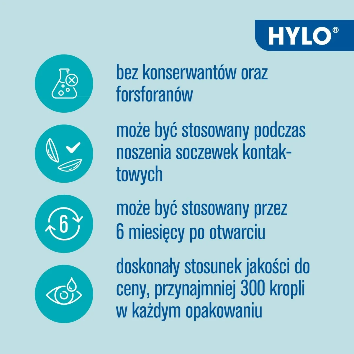 Hylo Care, nawilżające krople do oczu, 10 ml 