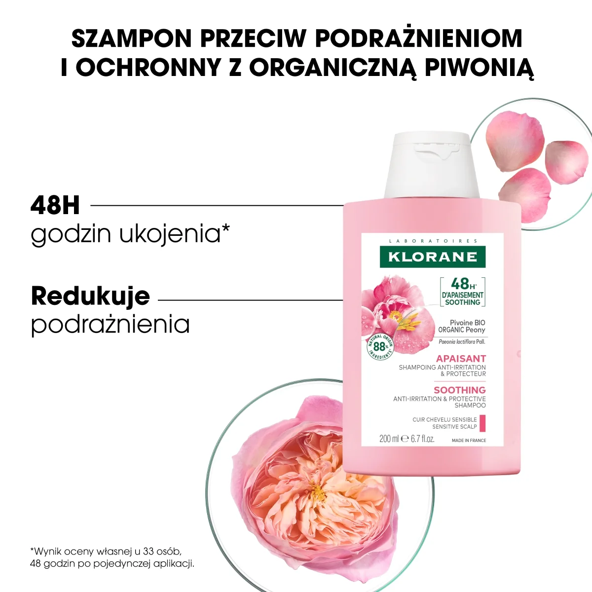 Klorane szampon ochronny i przeciw podrażnieniom, 200 ml