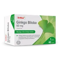 Ginkgo Biloba Dr.Max, suplement diety, 40 kapsułek