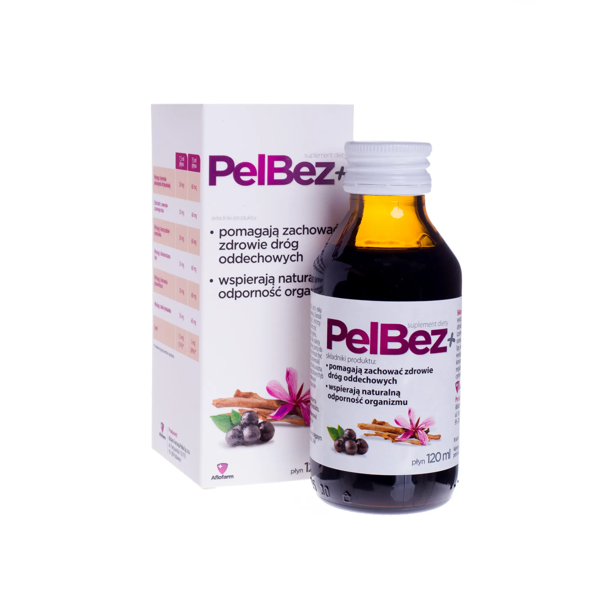 PelBez +, suplement diety, 120 ml