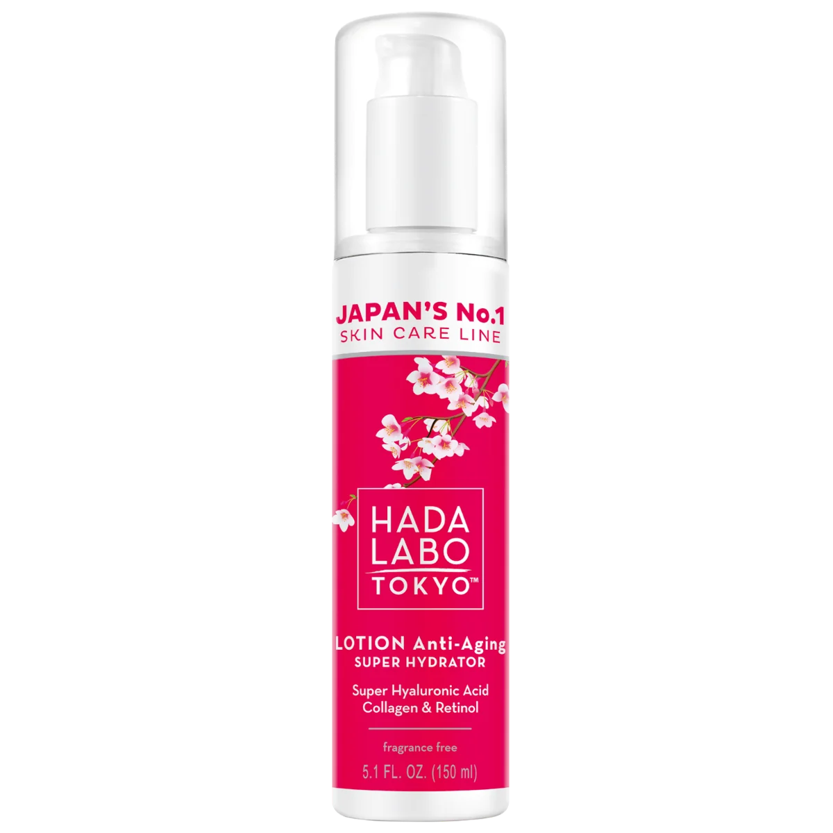 Hada Labo Tokyo Red Lotion Anti-Aging Super Hydrator nawilżający lotion przeciwzmarszczkowy, 150 ml