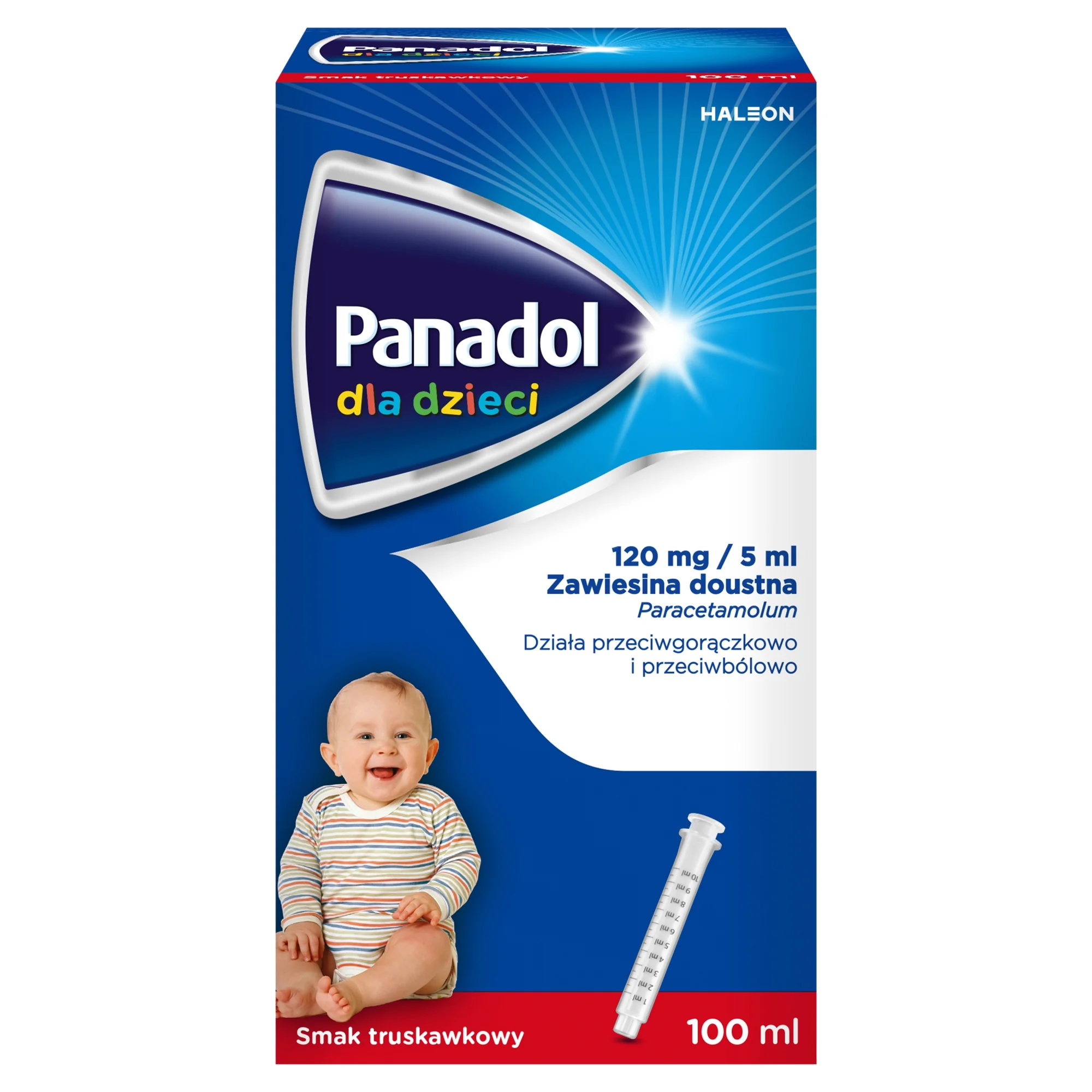 Panadol dla dzieci 120 mg/5 ml , zawiesina, 100 ml