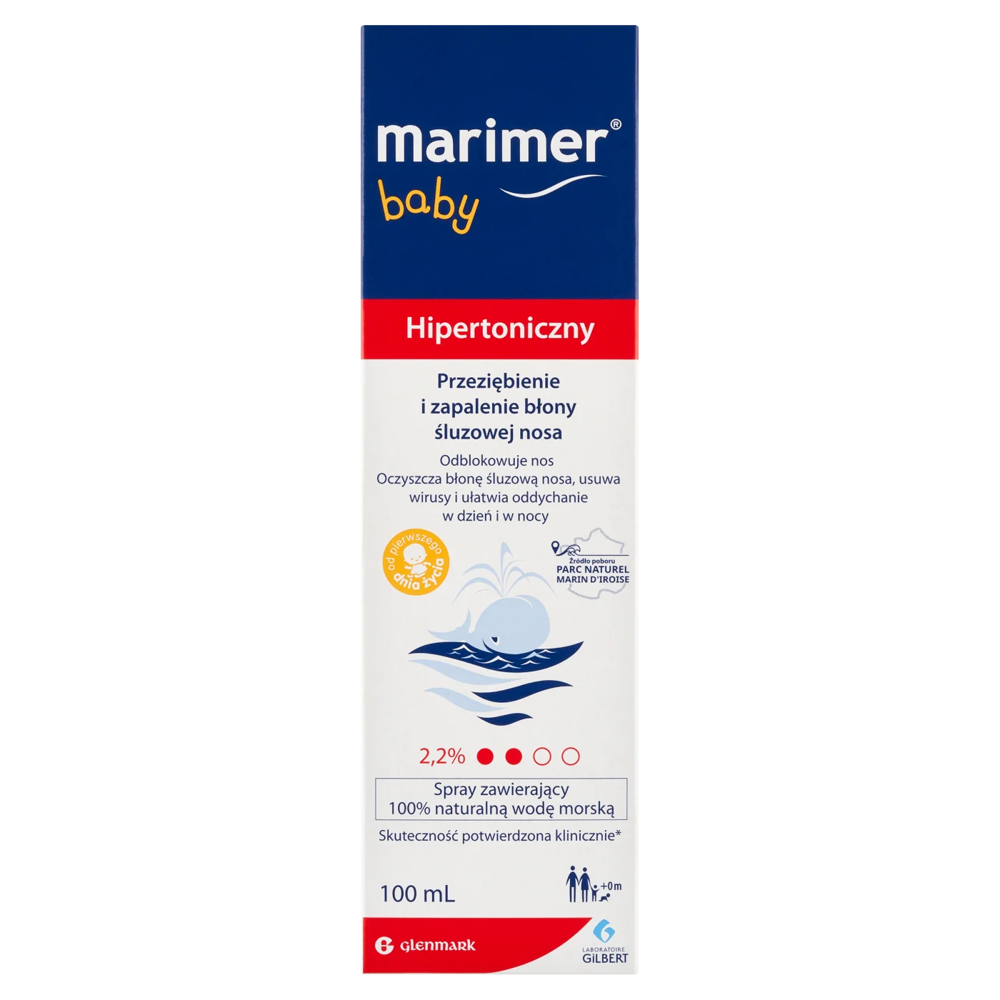 Marimer Baby Spray do nosa hipertoniczny, 100 ml