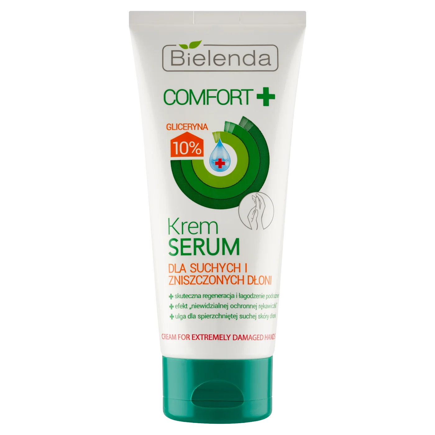 Bielenda Comfort+ krem serum opatrunek dla suchych i zniszczonych dłoni, 75 ml