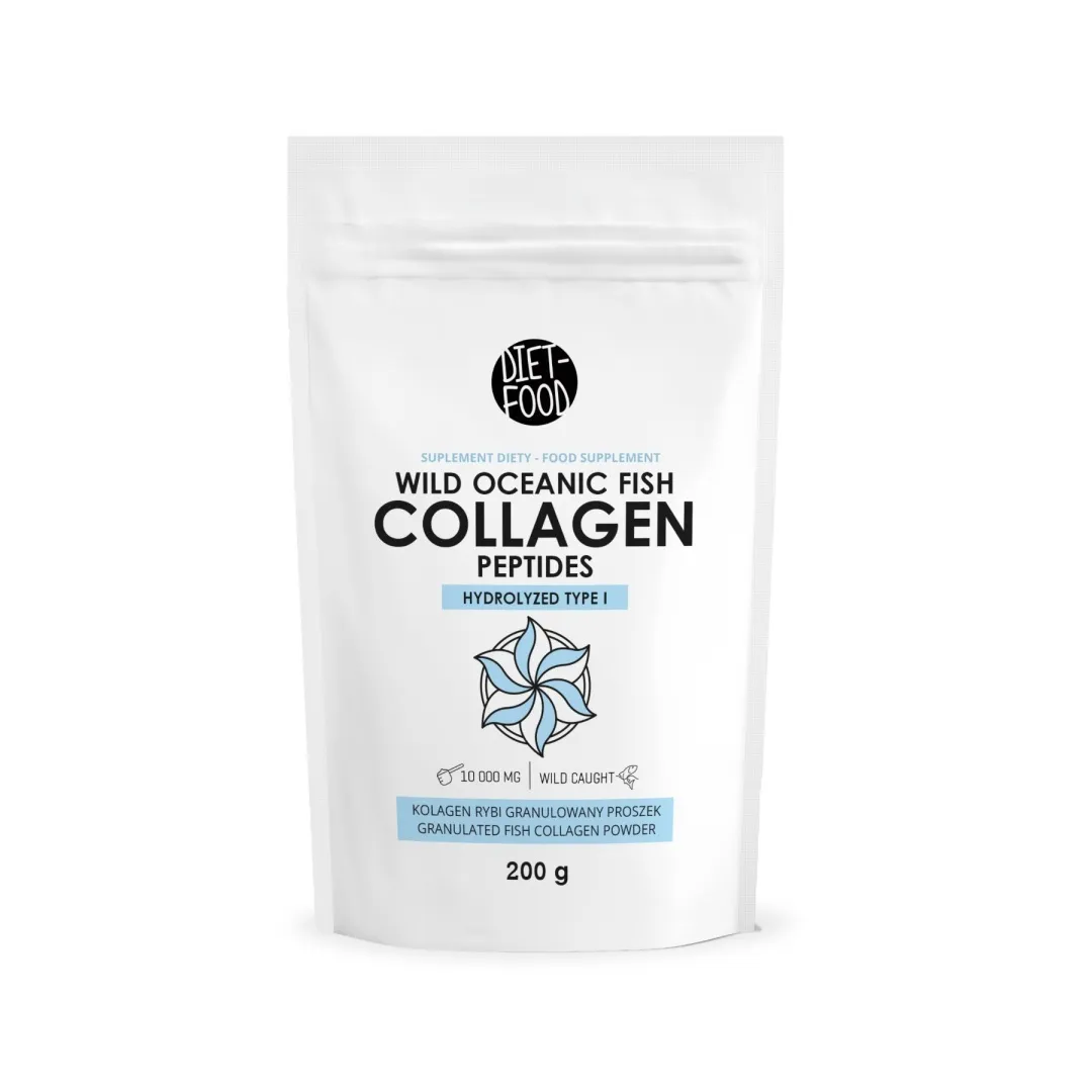 DIET-FOOD Kolagen rybny granulowany, 200 g