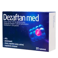 Dezaftan Med,1,5mg+1,0mg+17,42mg, 20 tabletek do ssania