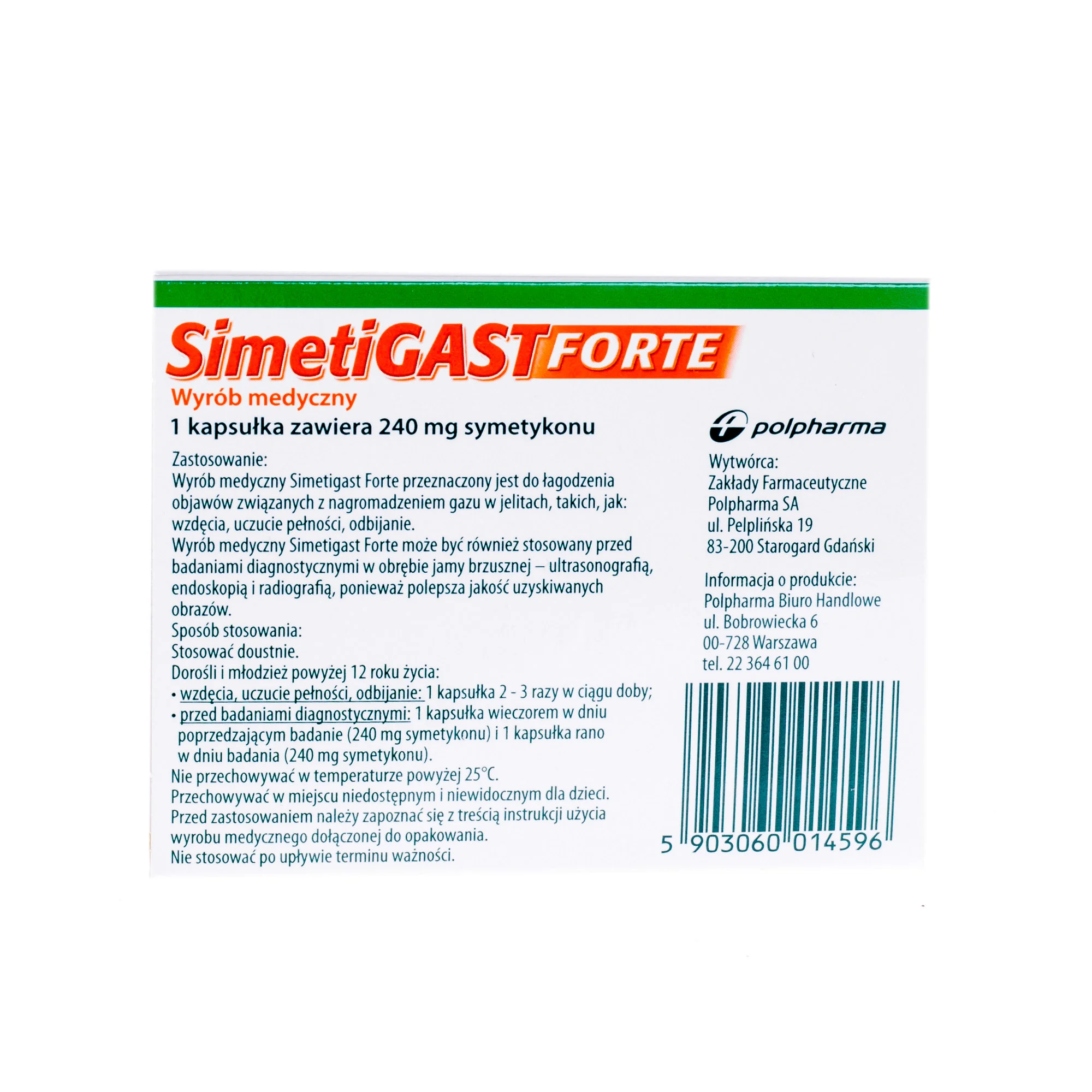 SimetiGast Forte kapsułki, 20 sztuk
