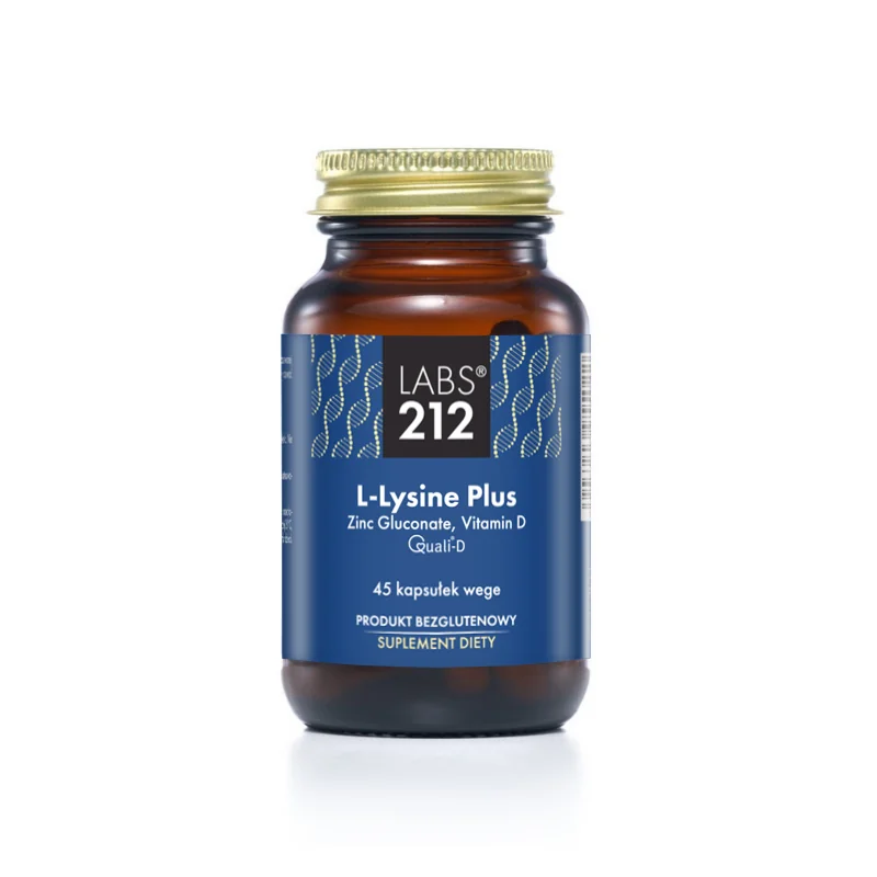 LABS212 L-lysine Plus 45 kapsułek wege