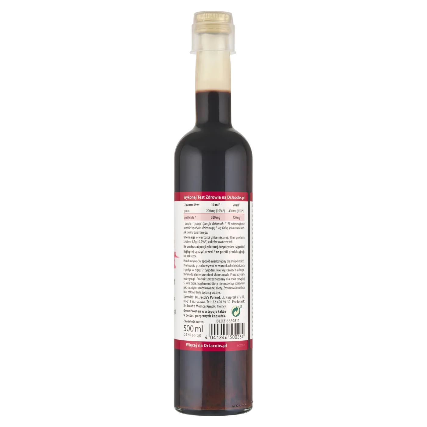 Granaprostan Ferment suplement diety, 500 ml