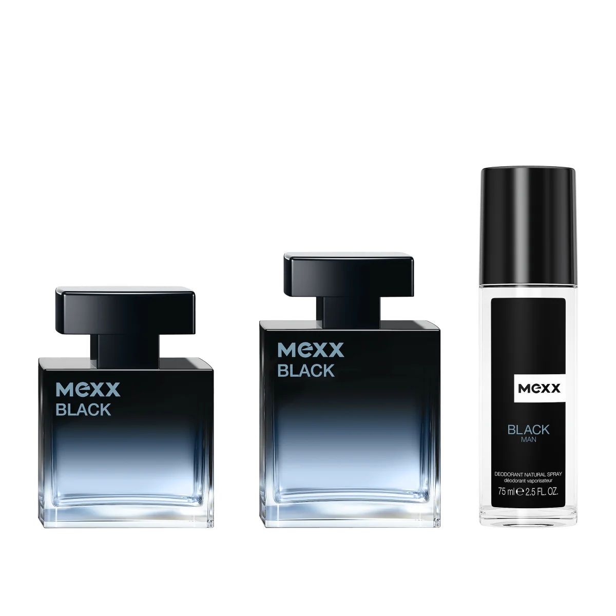 Mexx Black Man Dezodorant dla mężczyzn, 75 ml