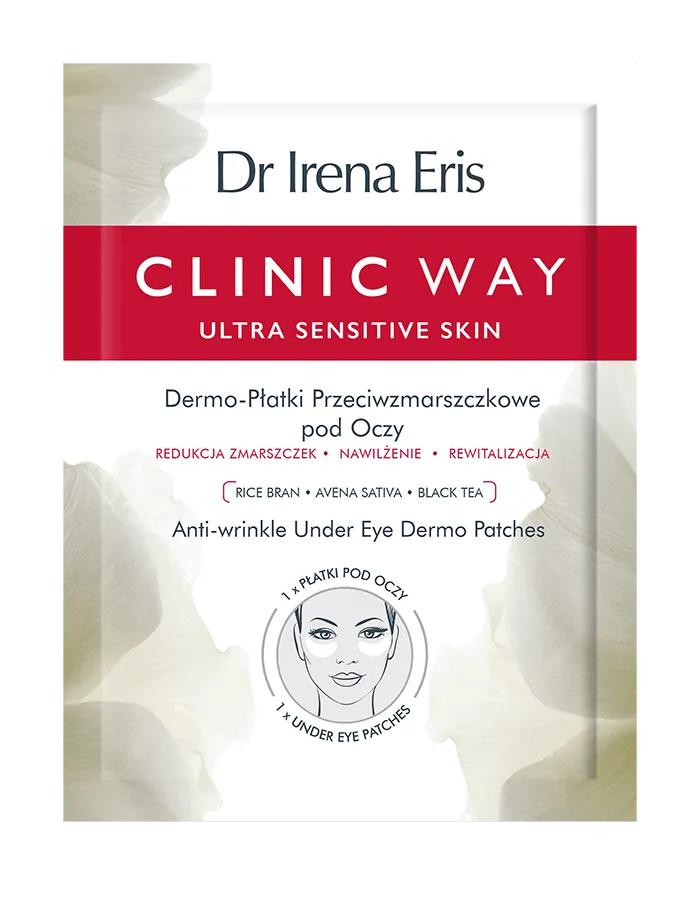 Dr Irena Eris Clinic Way, dermo-płatki przeciwzmarszczkowe pod oczy, 2 sztuki