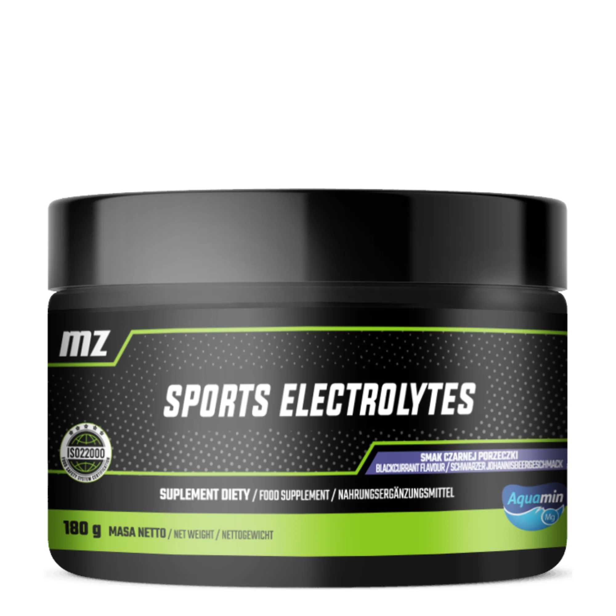 MZ Sports Electrolytes smak czarnej porzeczki, 180 g