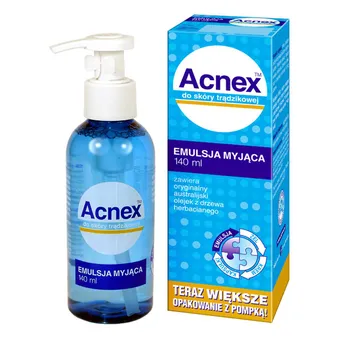 Acnex, emulsja myjąca, 140 ml 