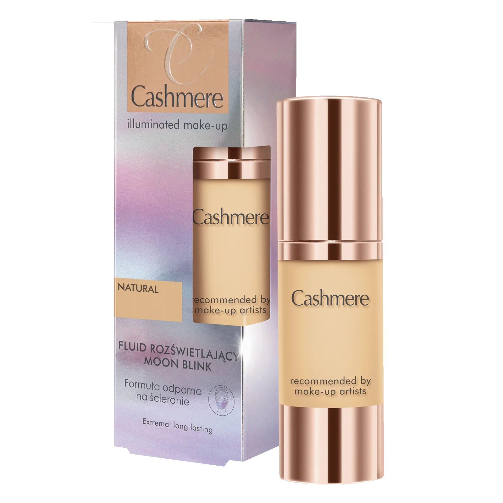 Cashmere Illuminated Make-Up fluid rozświetlający, natural, 30 ml
