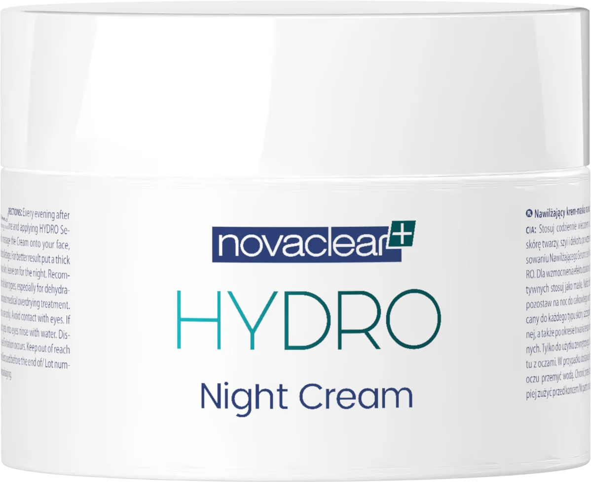 Novaclear Hydro nawilżający krem-maska na noc, 50 ml