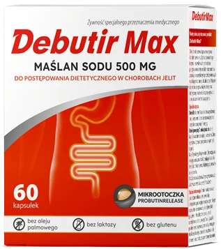 Debutir MAX 500 mg 60 kapsułek