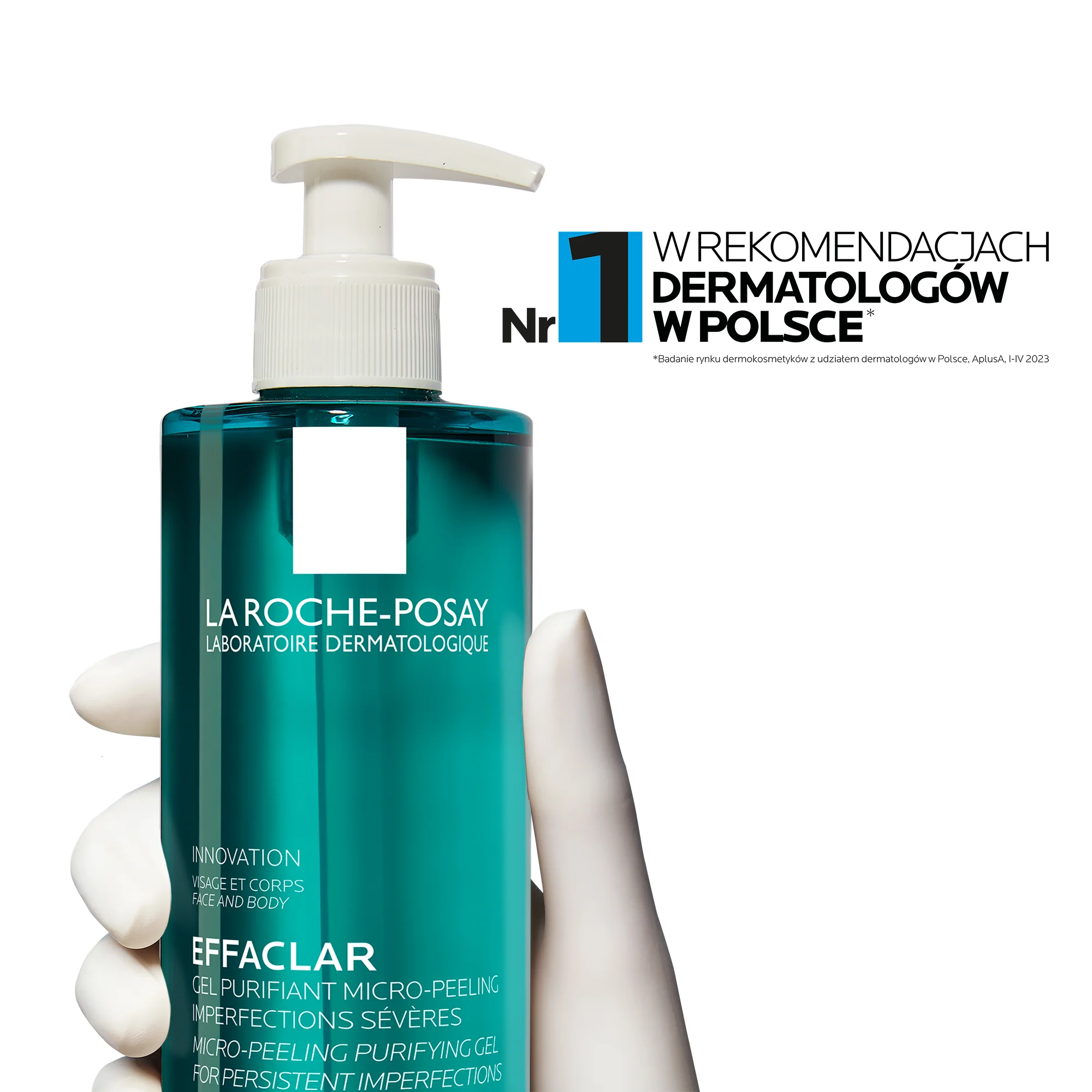 La Roche-Posay Effaclar Micro-Peeling Purifying Gel żel oczyszczający do twarzy, 400 ml