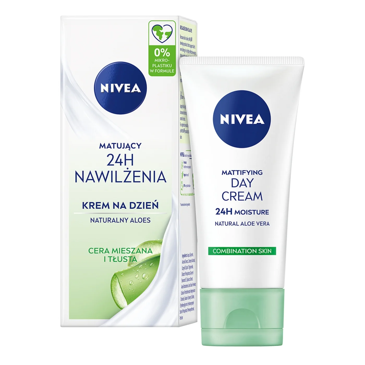 Nivea 24H Nawilżenia matujący krem na dzień, 50 ml