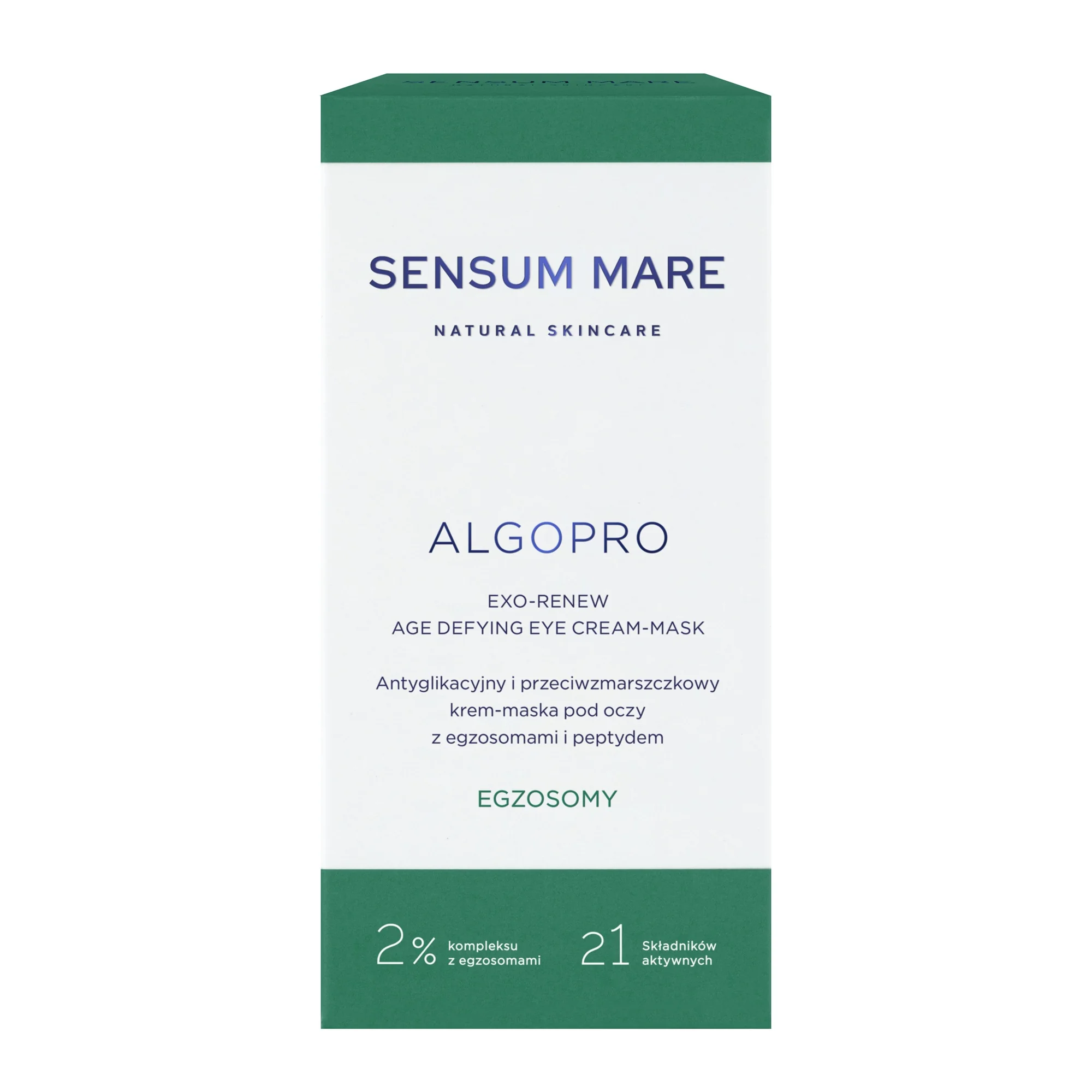 Sensum Mare Algopro antyglikacyjny i przeciwzmarszczkowy krem-maska pod oczy, 15 ml