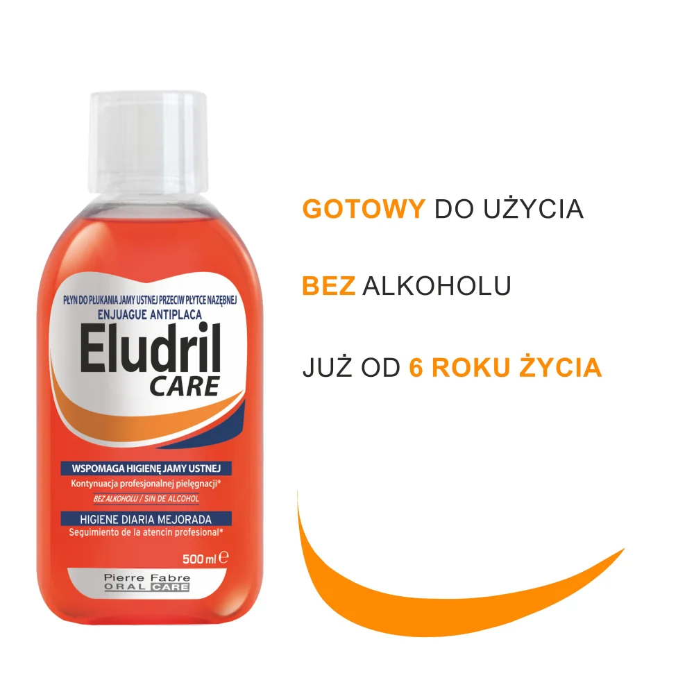 Eludril Care płyn do płukania jamy ustnej, 500 ml