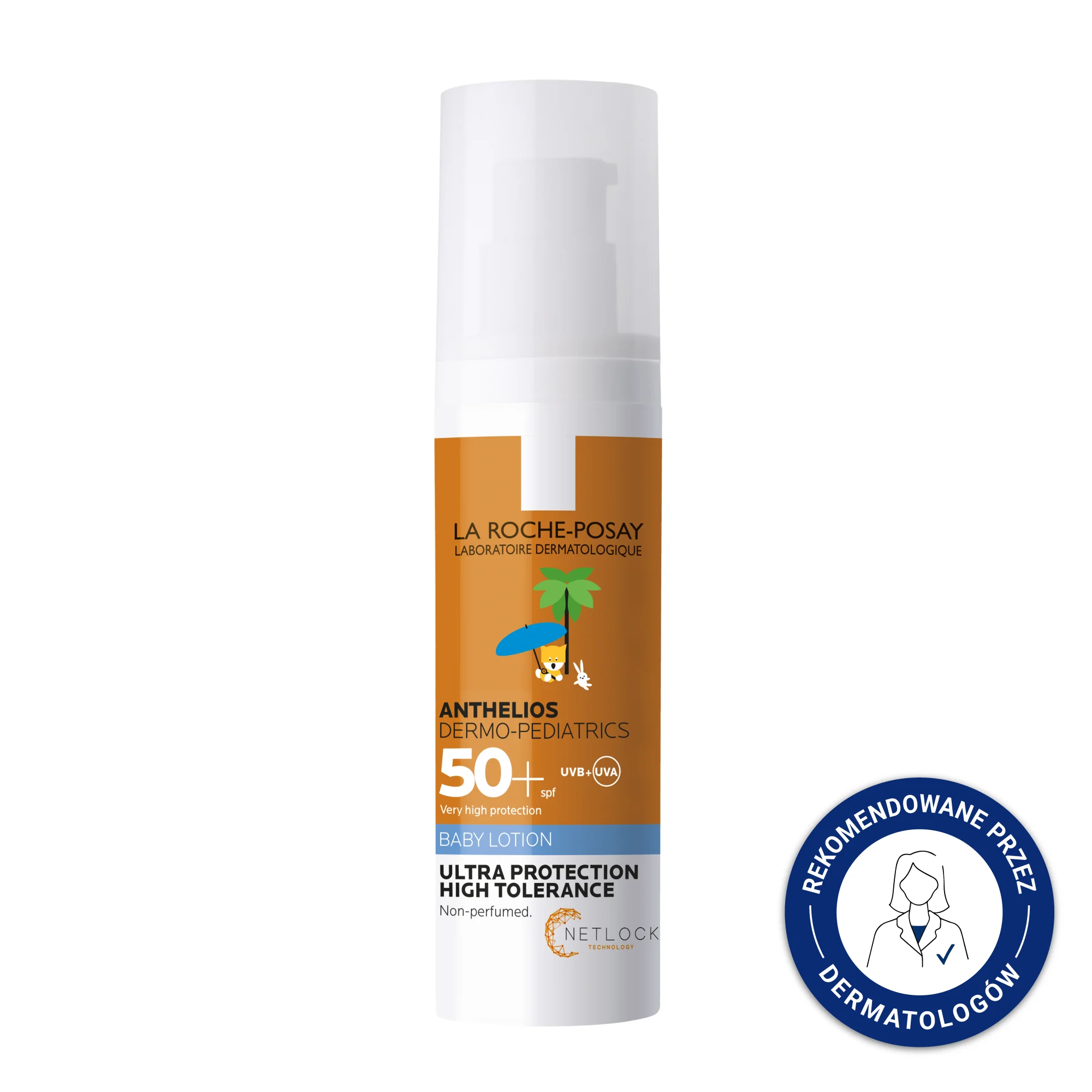 La Roche-Posay Anthelios mleczko do ochrony twarzy i ciała dla niemowląt i dzieci SPF 50+, 50 ml
