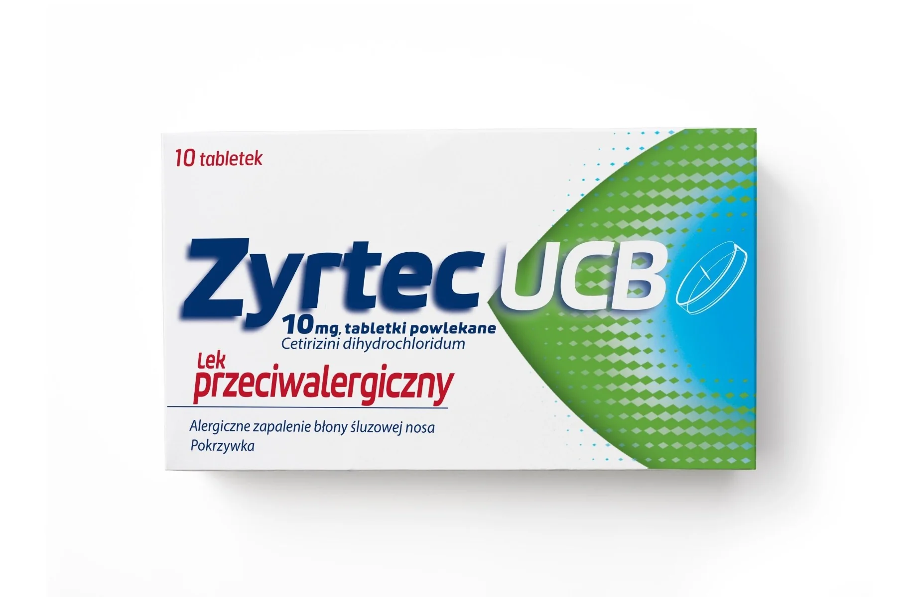 Zyrtec UCB 10 tabletek